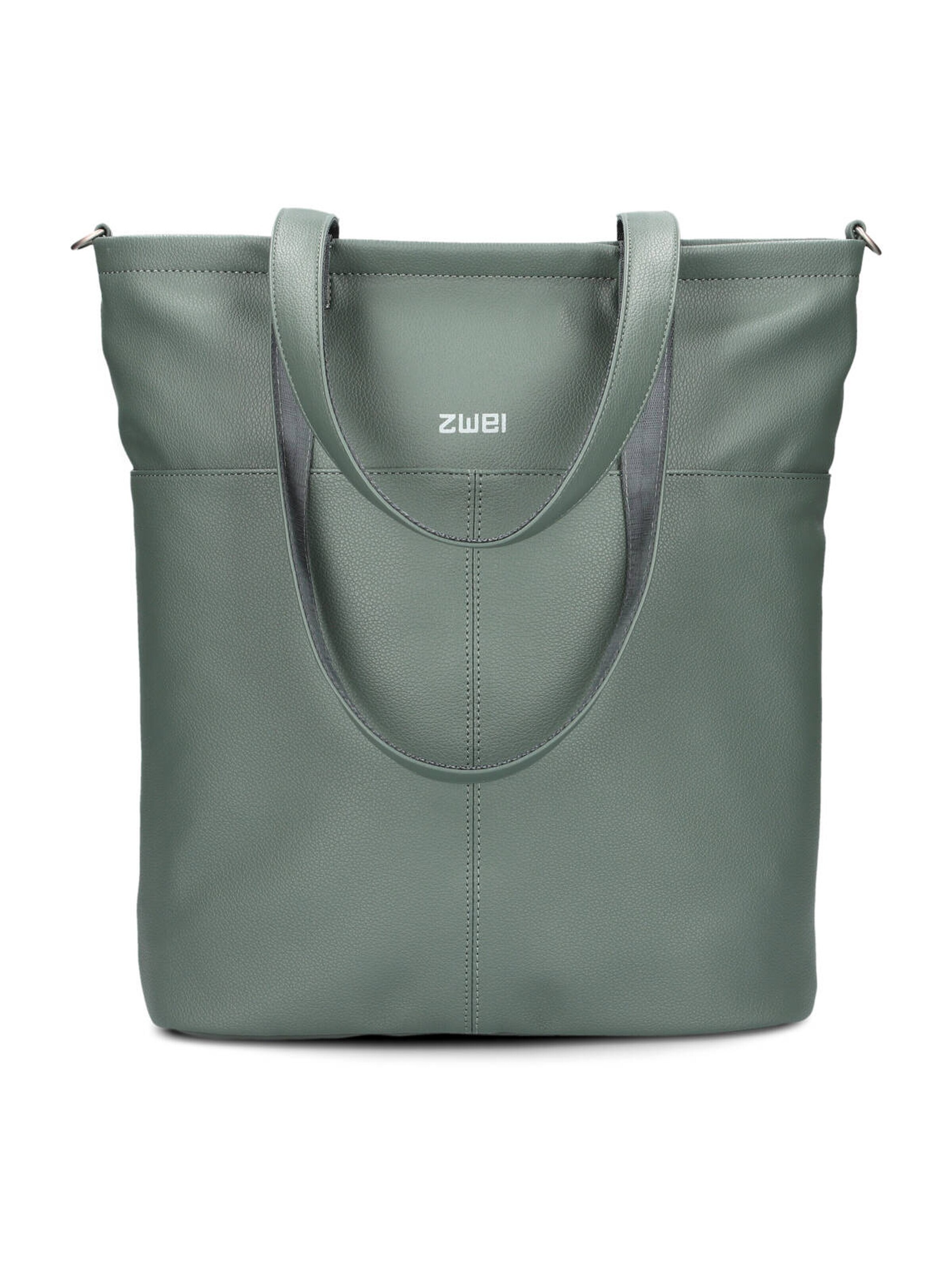 ZWEI Shopper 'MADEMOISELLE' in Green: front