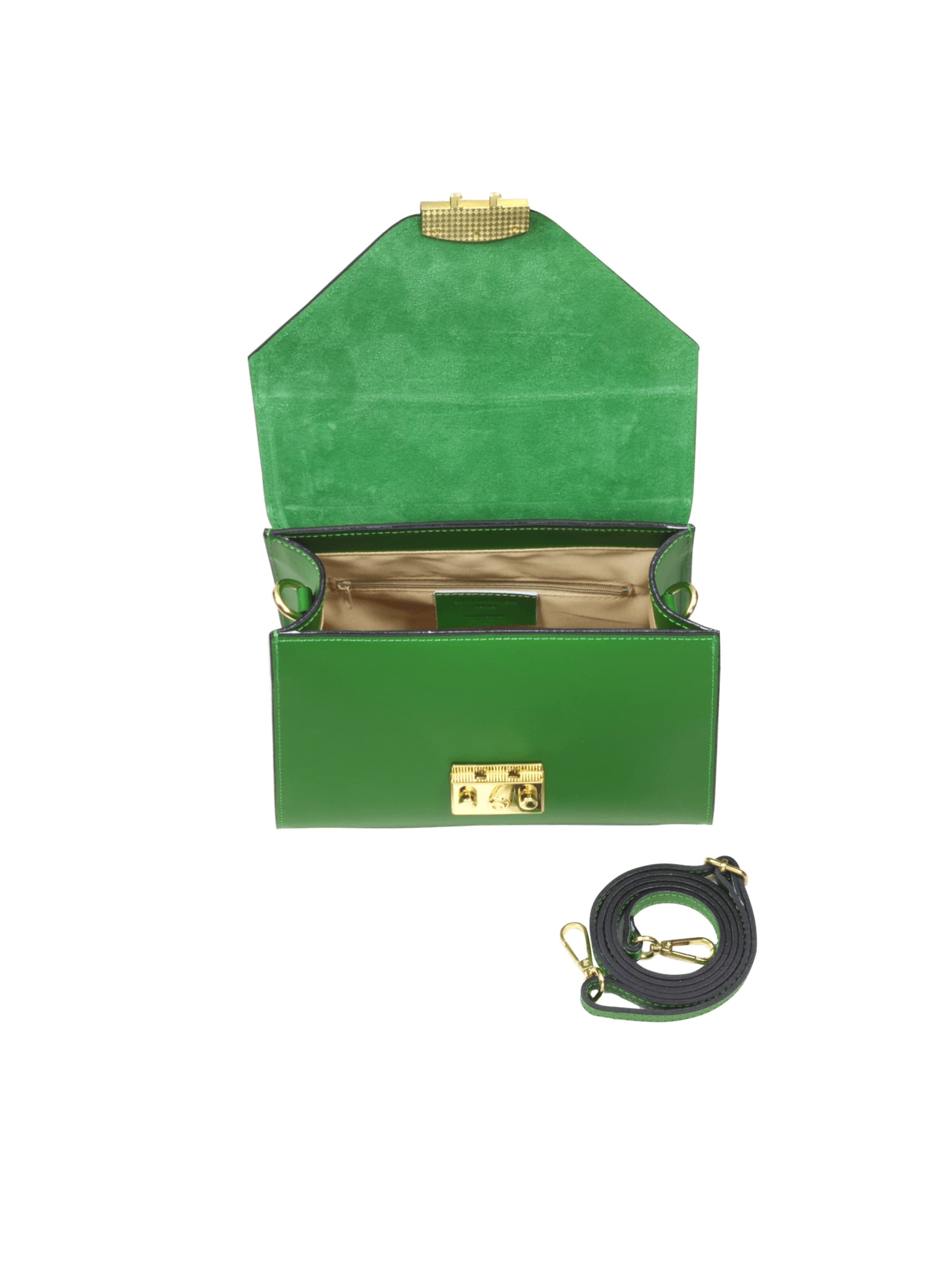 LeParmentier Handbag 'Peggy' in Green