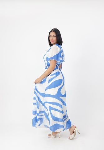 Elara Kjole i blå