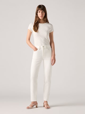 LEVI'S ® Regular Jeans  '724™ High Rise Straight' in Weiß: Vorderseite