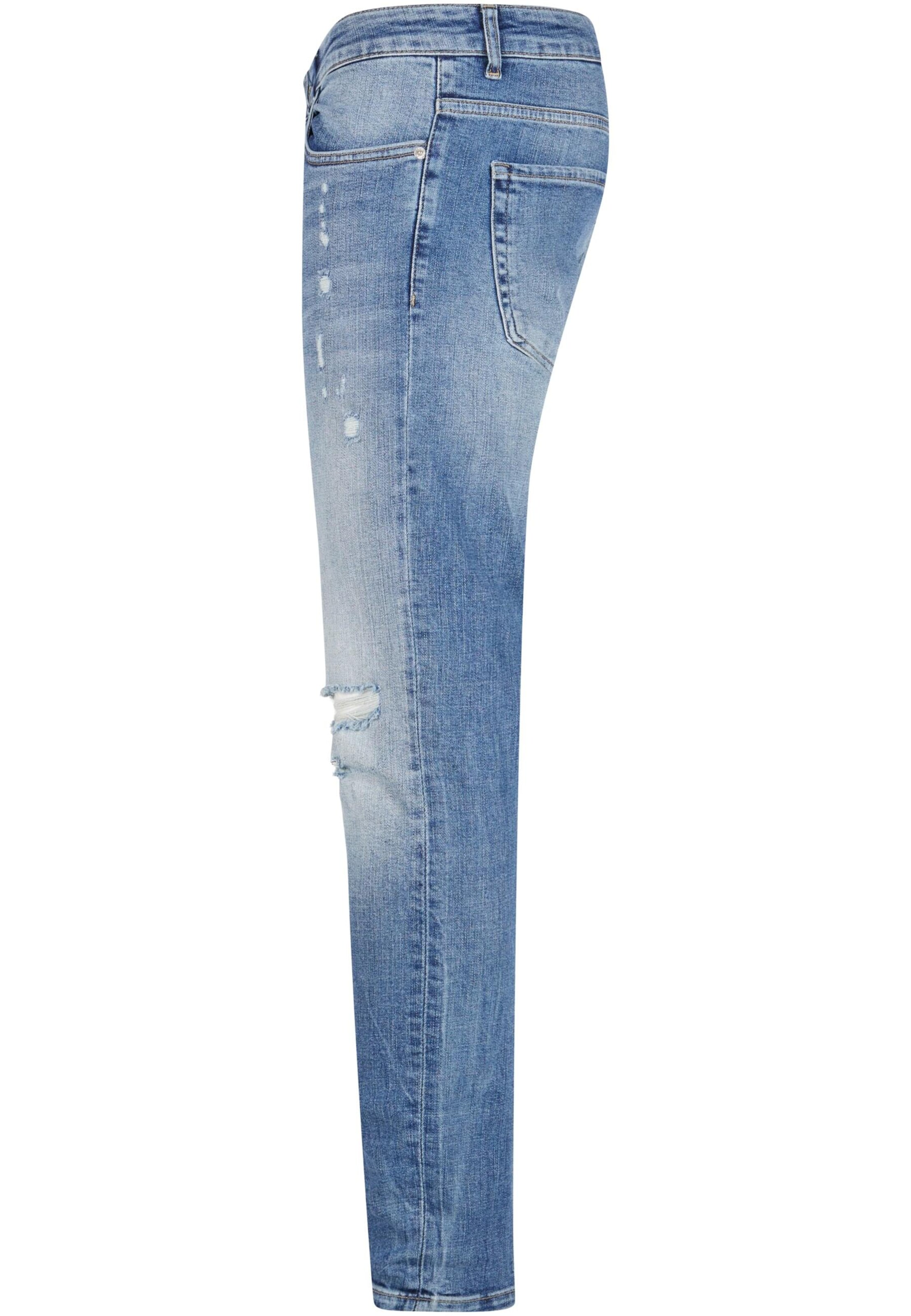 2Y Premium Tapered Jeans in Blue