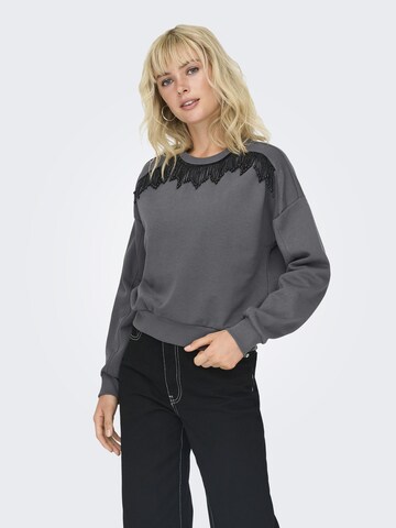 ONLY Sweatshirt 'SOFIE' in Grijs: voorkant