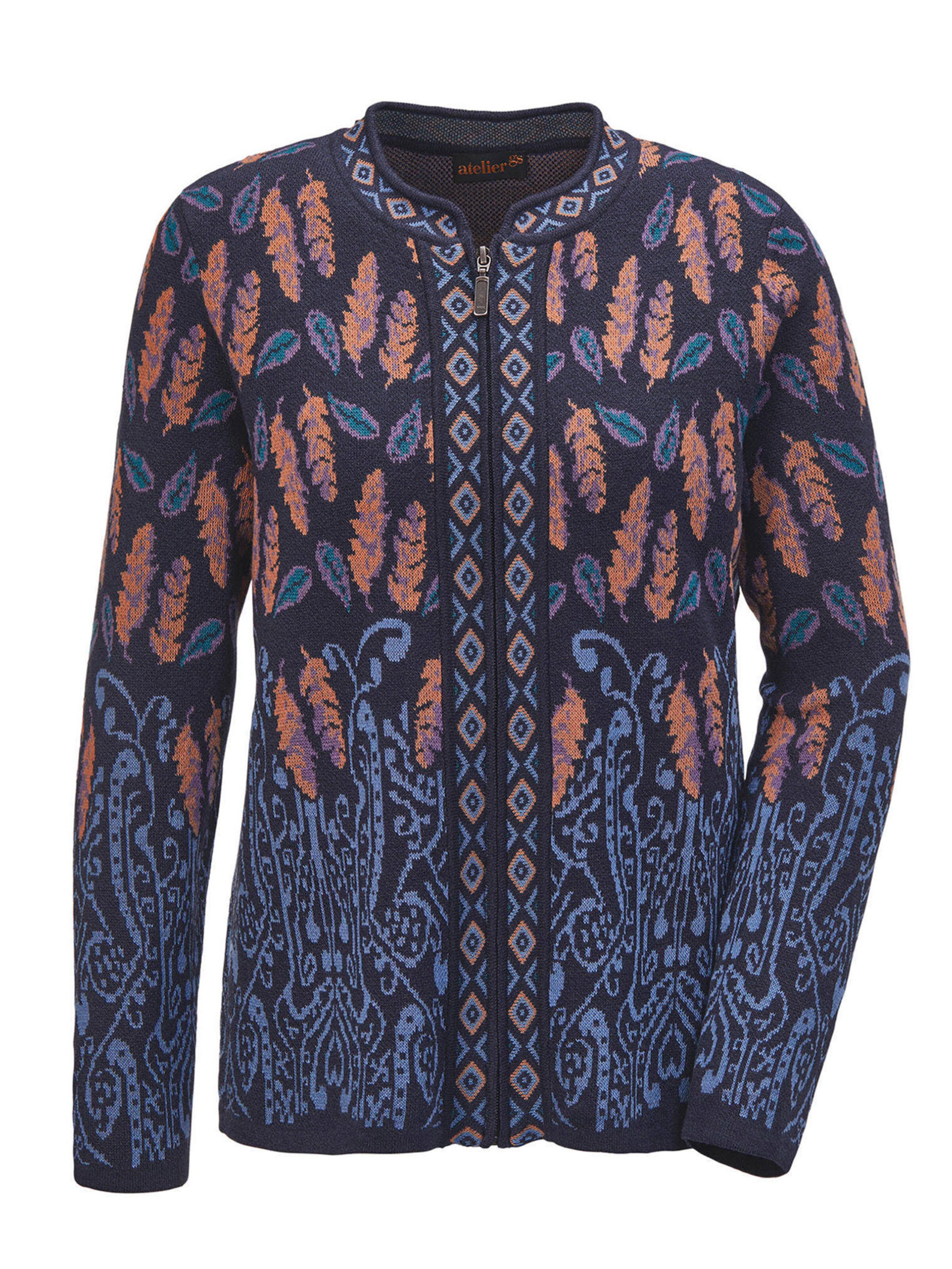 Goldner Knit cardigan in Blue: front