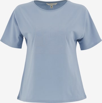 Organication T-Shirt in Blau: Vorderseite
