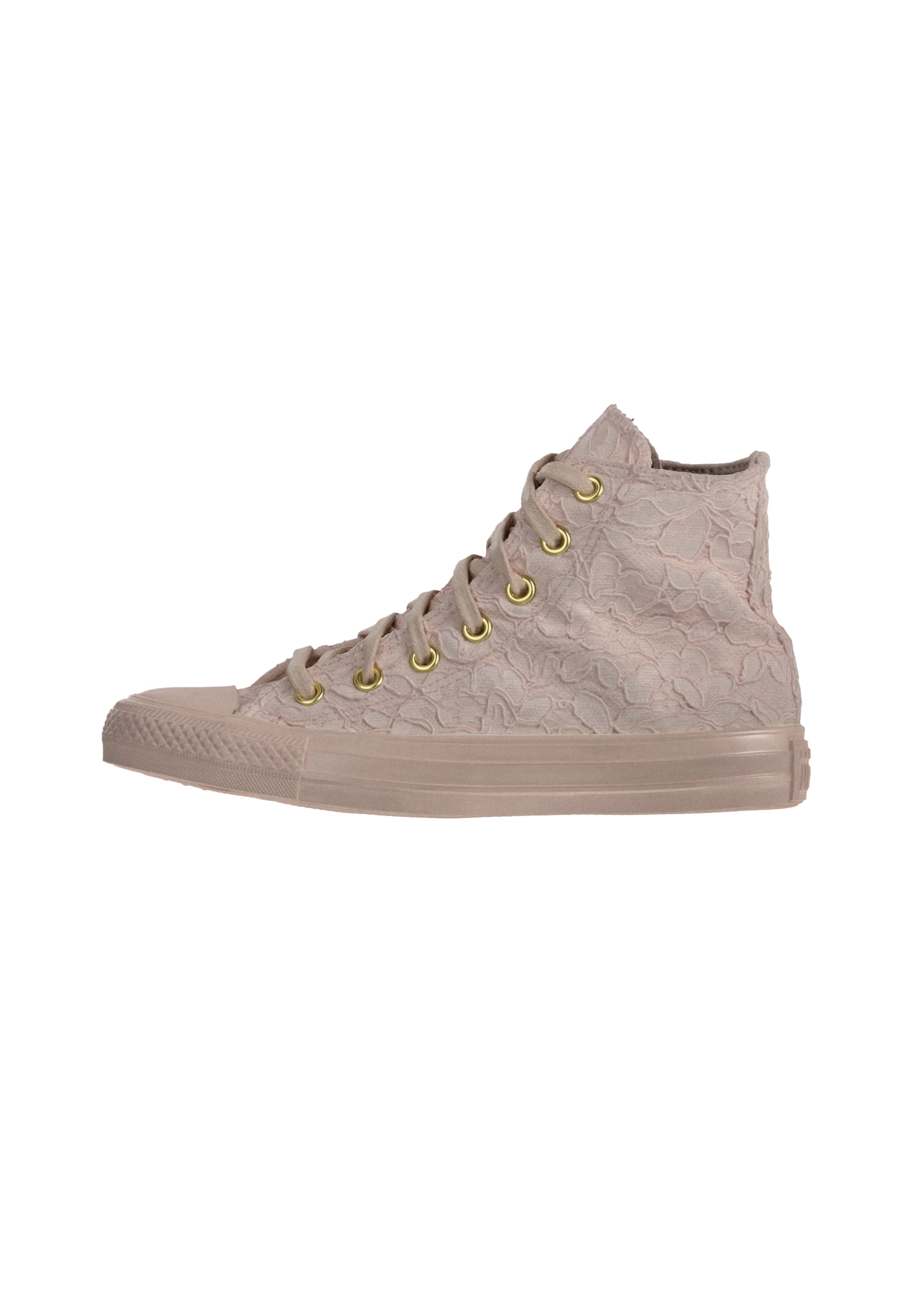 CONVERSE Кроссовки на платформе 'CTAS HI' в Ярко-розовый: спереди