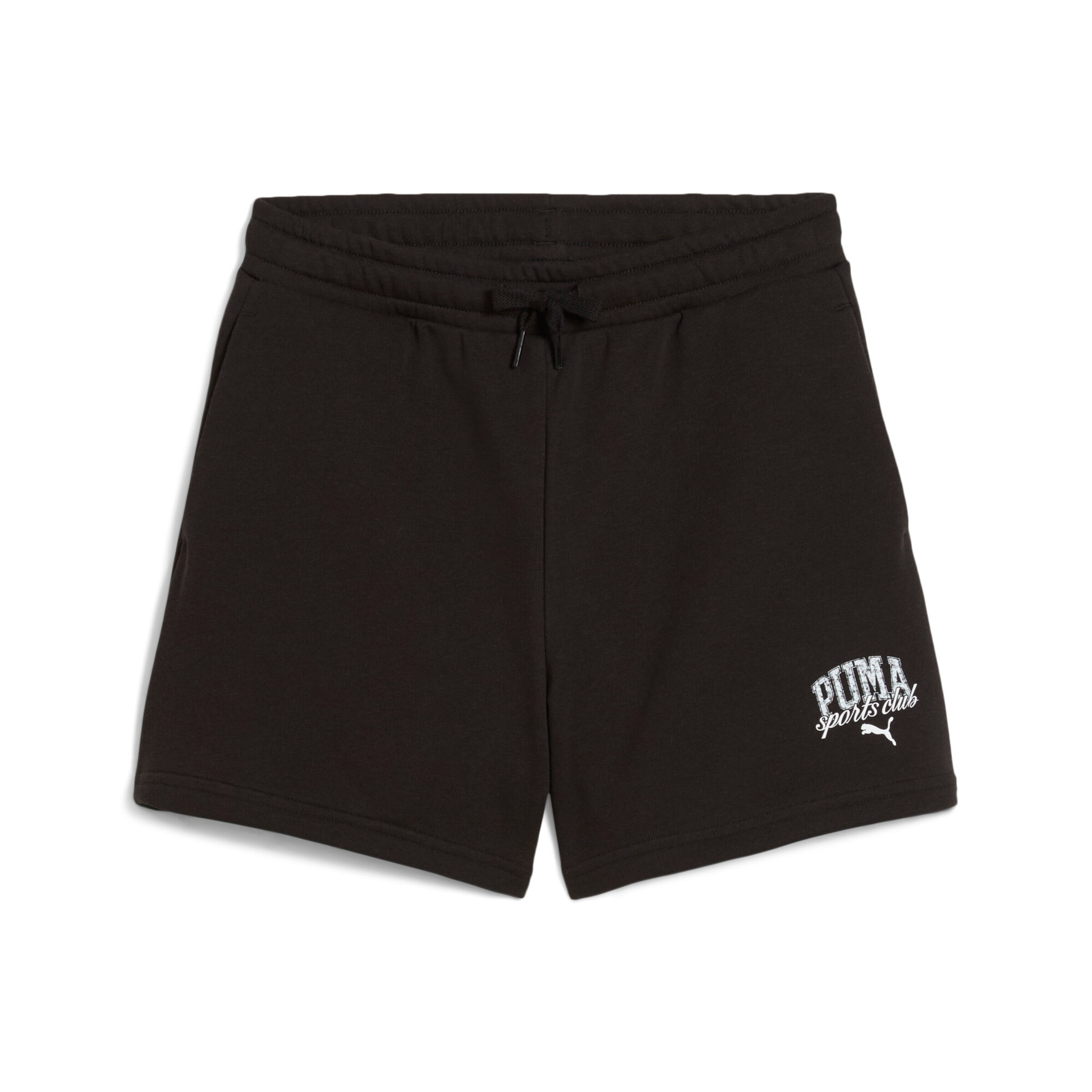 PUMA Regular Pants in Black: front
