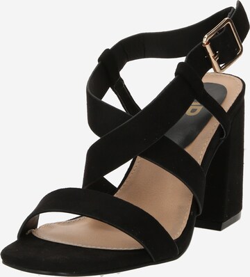 Dorothy Perkins Sandalen met riem 'Seema' in Zwart: voorkant