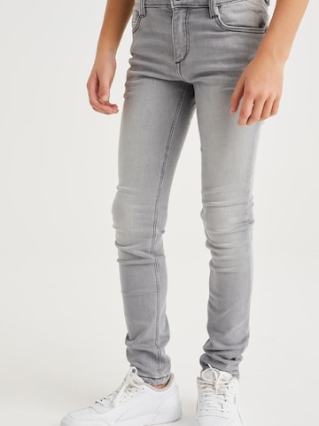 WE Fashion Skinny Jeans i grå