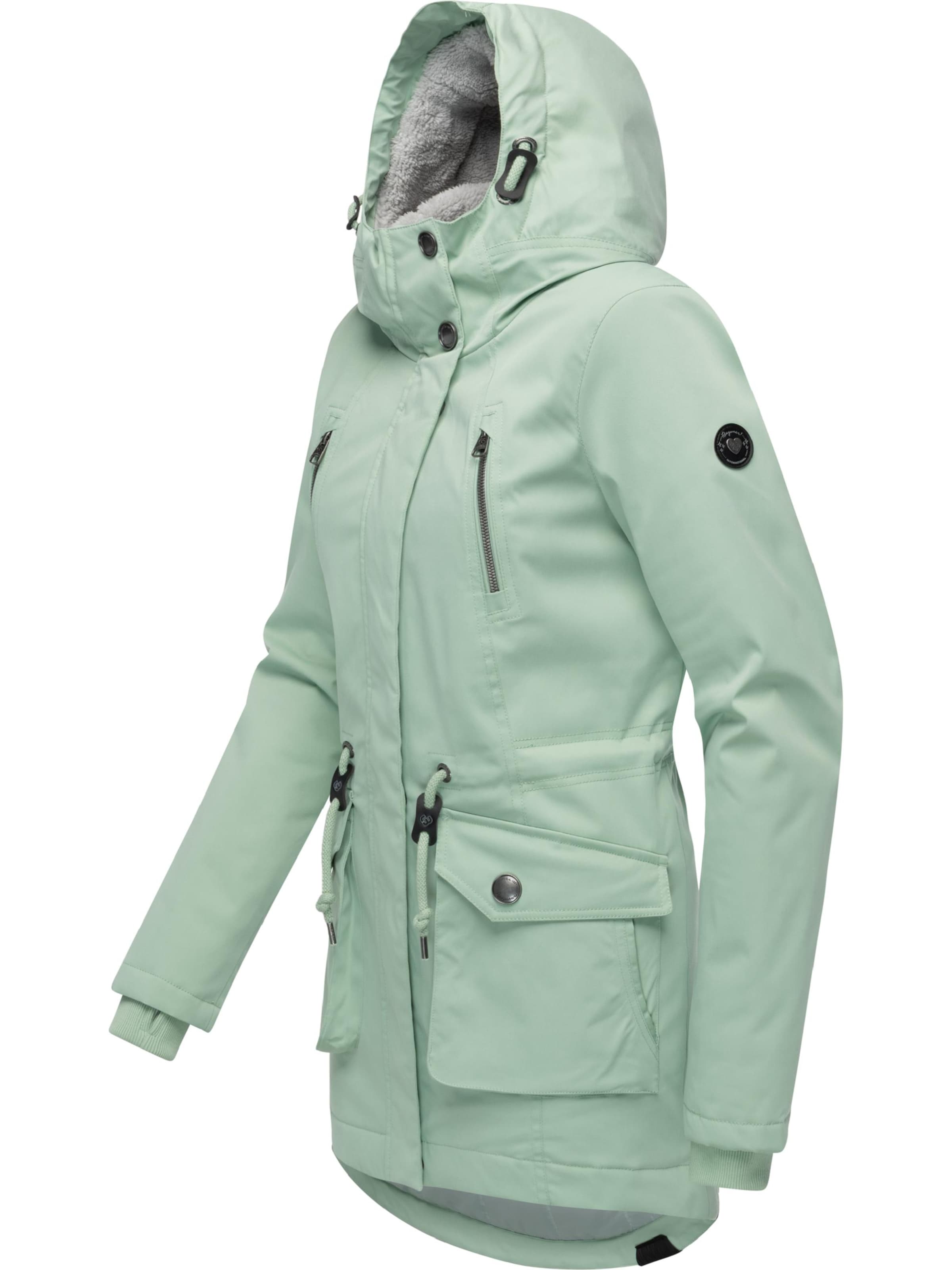 Ragwear Winter Jacket 'Ellsa' in Green