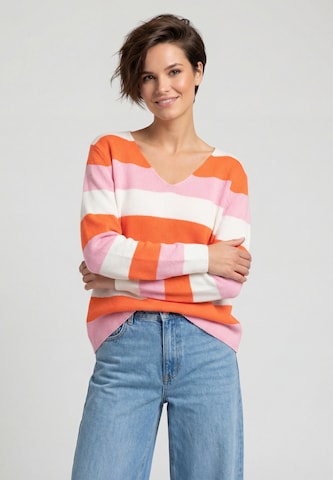 KIANNA - Jersey en naranja: frente