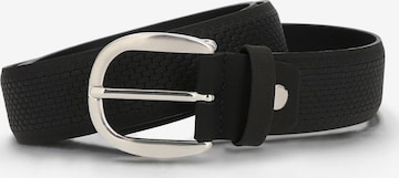 nae Vegan Shoes Gürtel 'Falset' in Schwarz: Vorderseite