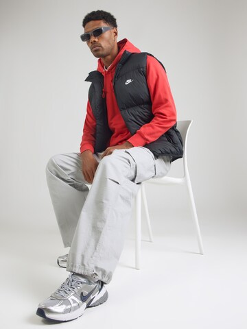 Felpa 'Club Fleece' di Nike Sportswear in rosso