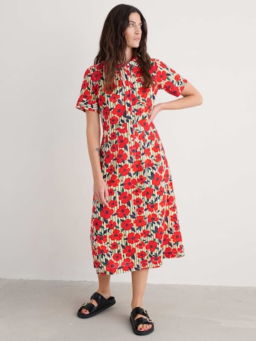 Robe-chemise 'Birch Glade' Seasalt Cornwall en rouge : devant