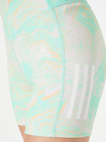 ADIDAS SPORTSWEAR Skinny Sportshorts in Grün