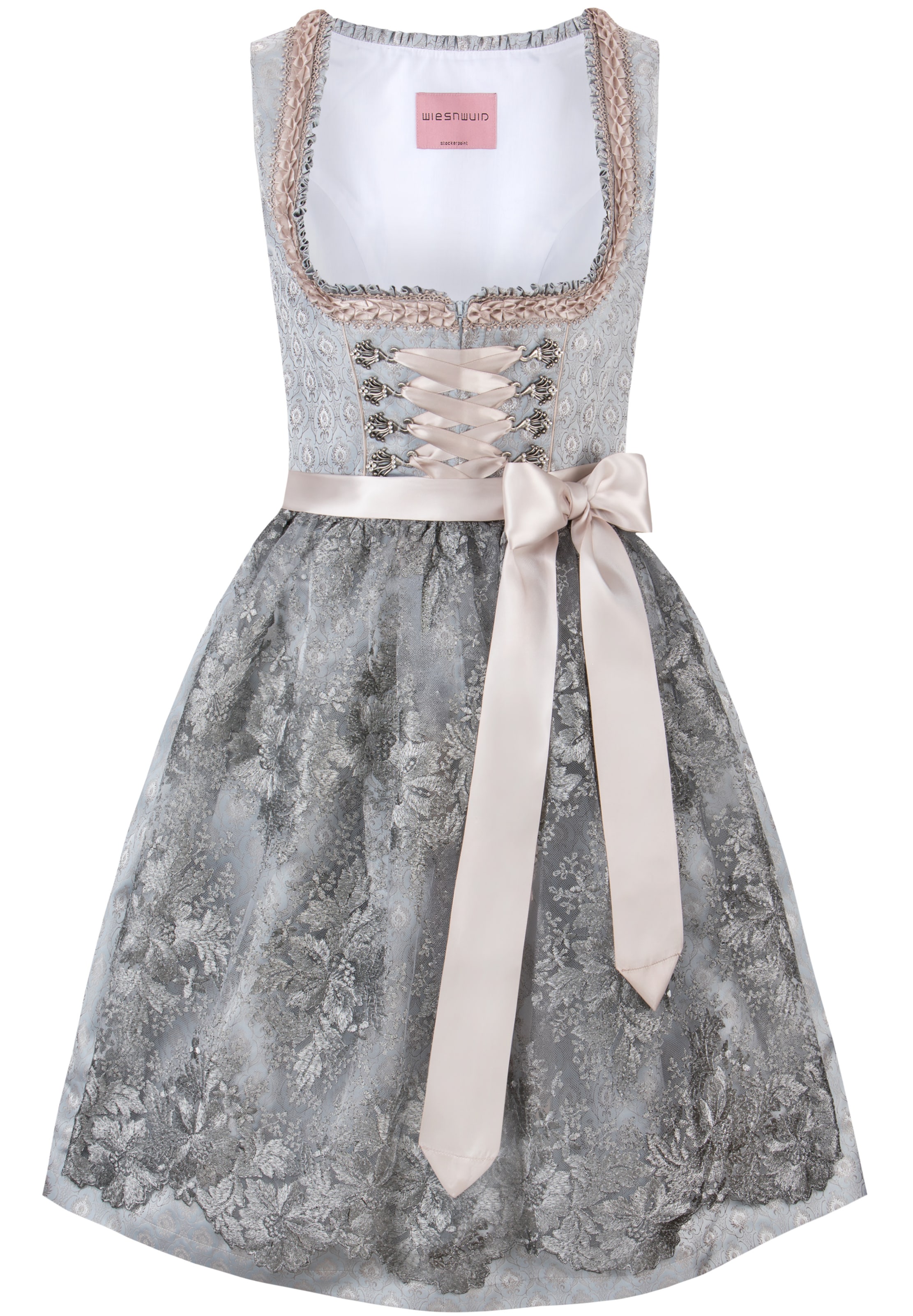 STOCKERPOINT Dirndl 'Tonja' in Grau: Vorderseite