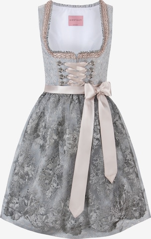 STOCKERPOINT Dirndl 'Tonja' in Grau: Vorderseite