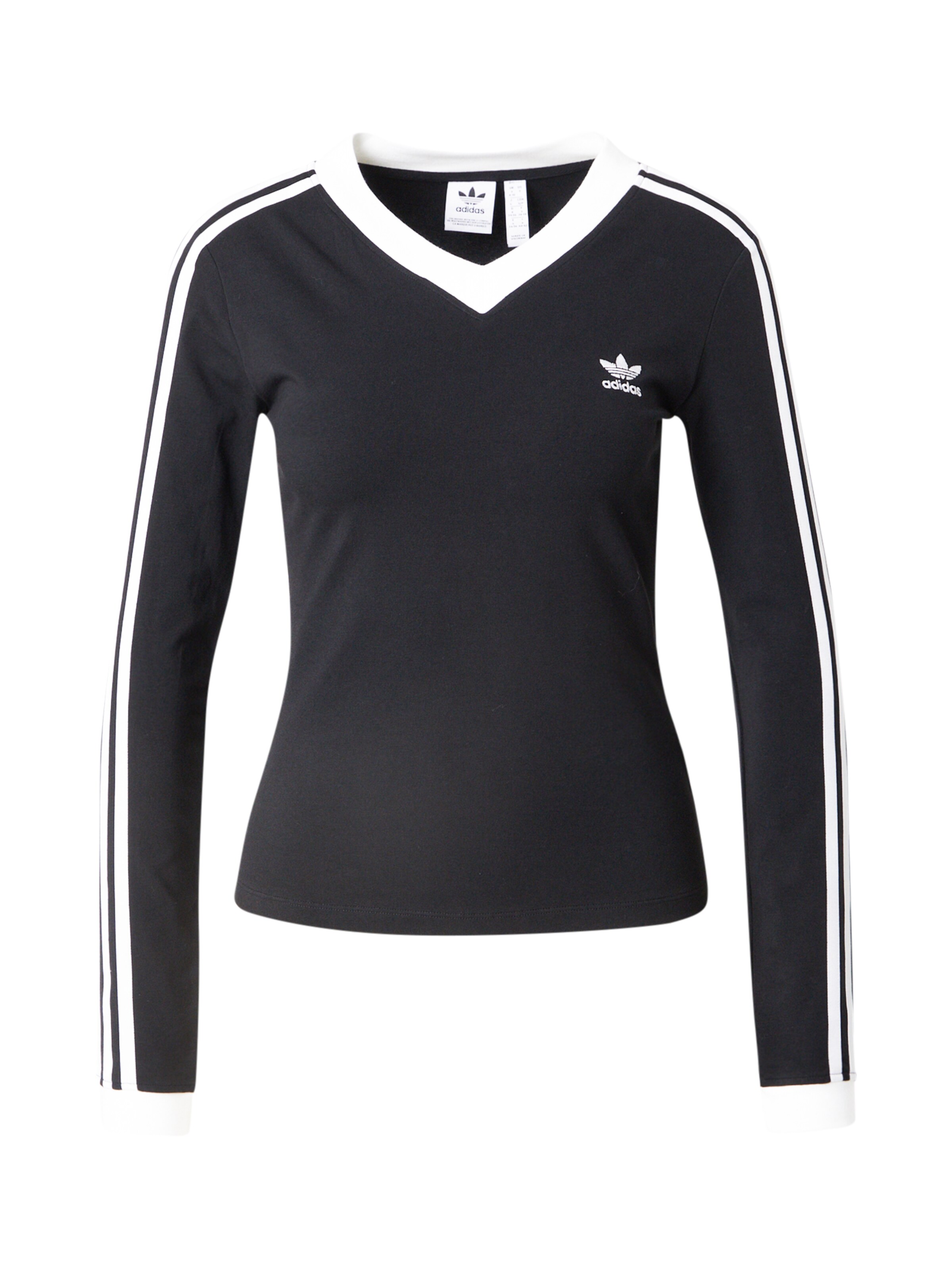 ADIDAS ORIGINALS Póló - fekete: elől