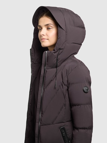 khujo Winter Jacket 'Rabb2' in Purple