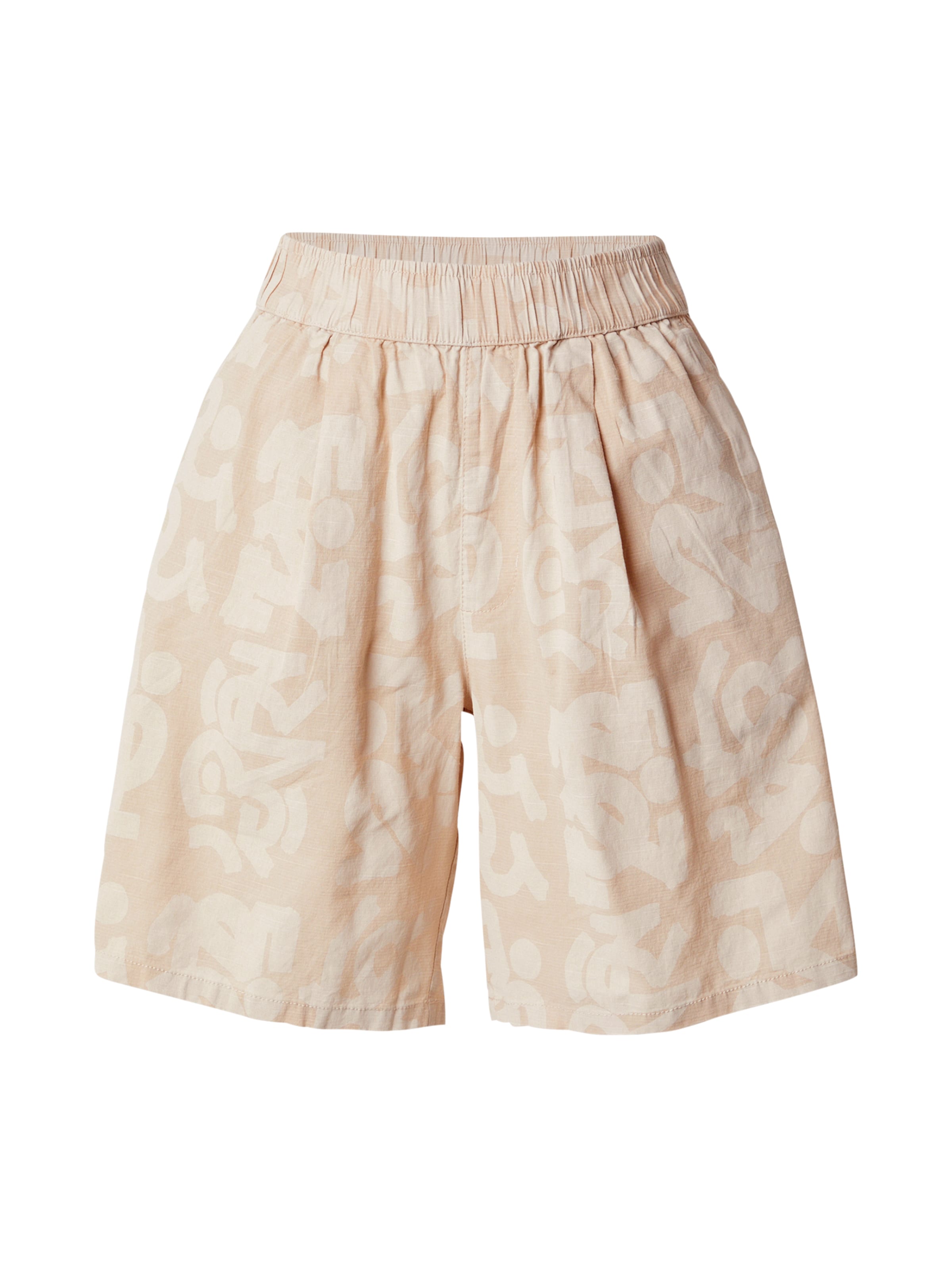 ELEMENT - Regular Calças com pregas em bege: frente