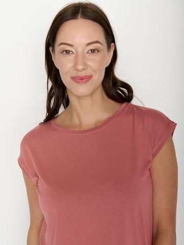 GREENBOMB Shirt 'Timid Basic' in Roze