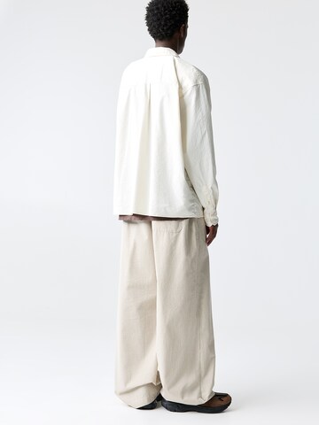 Pull&Bear Wide leg Trousers in Brown