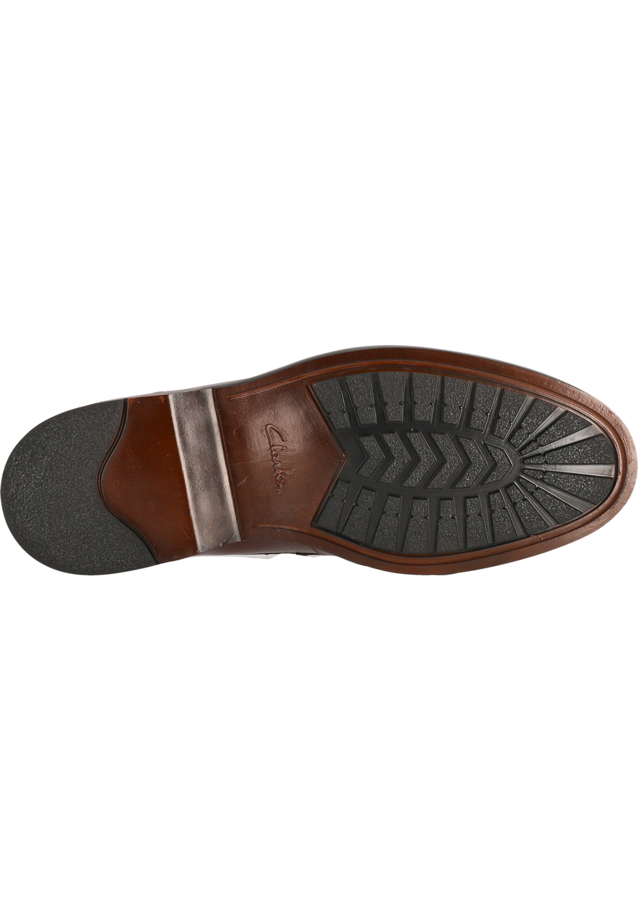 CLARKS Classic Flats 'Aldwin Step' in Brown