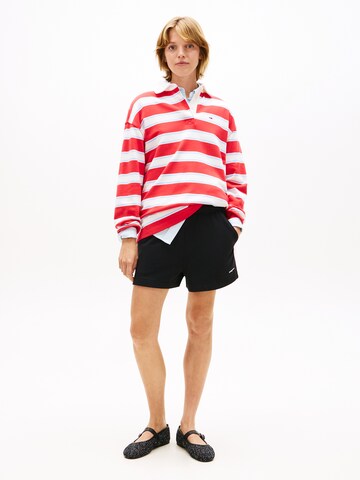 Tommy Jeans Ohlapna forma Hlače | črna barva