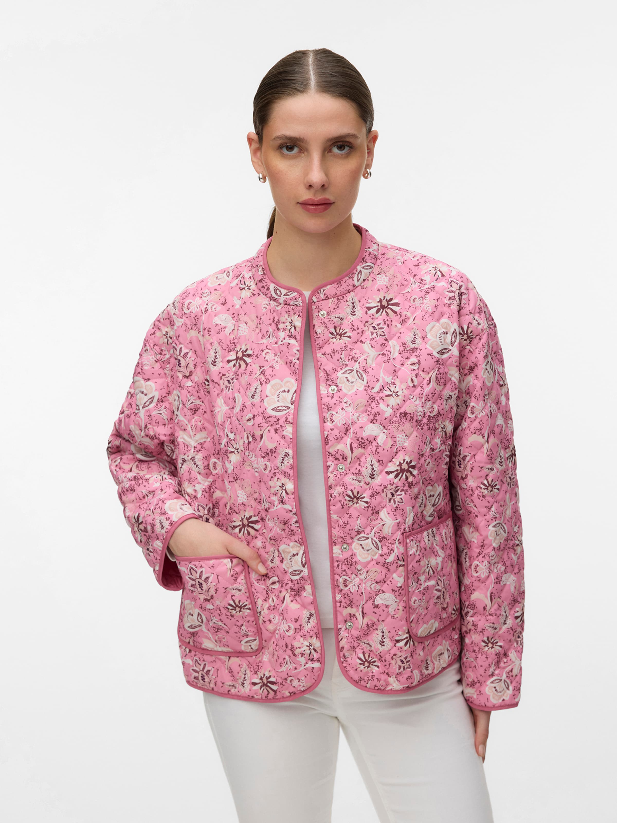 VERO MODA Between-Season Jacket 'VMJane' in Pink, Rose | ABOUT YOU