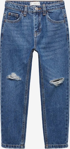 MANGO KIDS Tapered Jeans 'Dad' in Blue: front