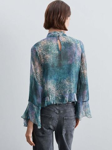 Scalpers Scleomix Print Top ' ' in Blau