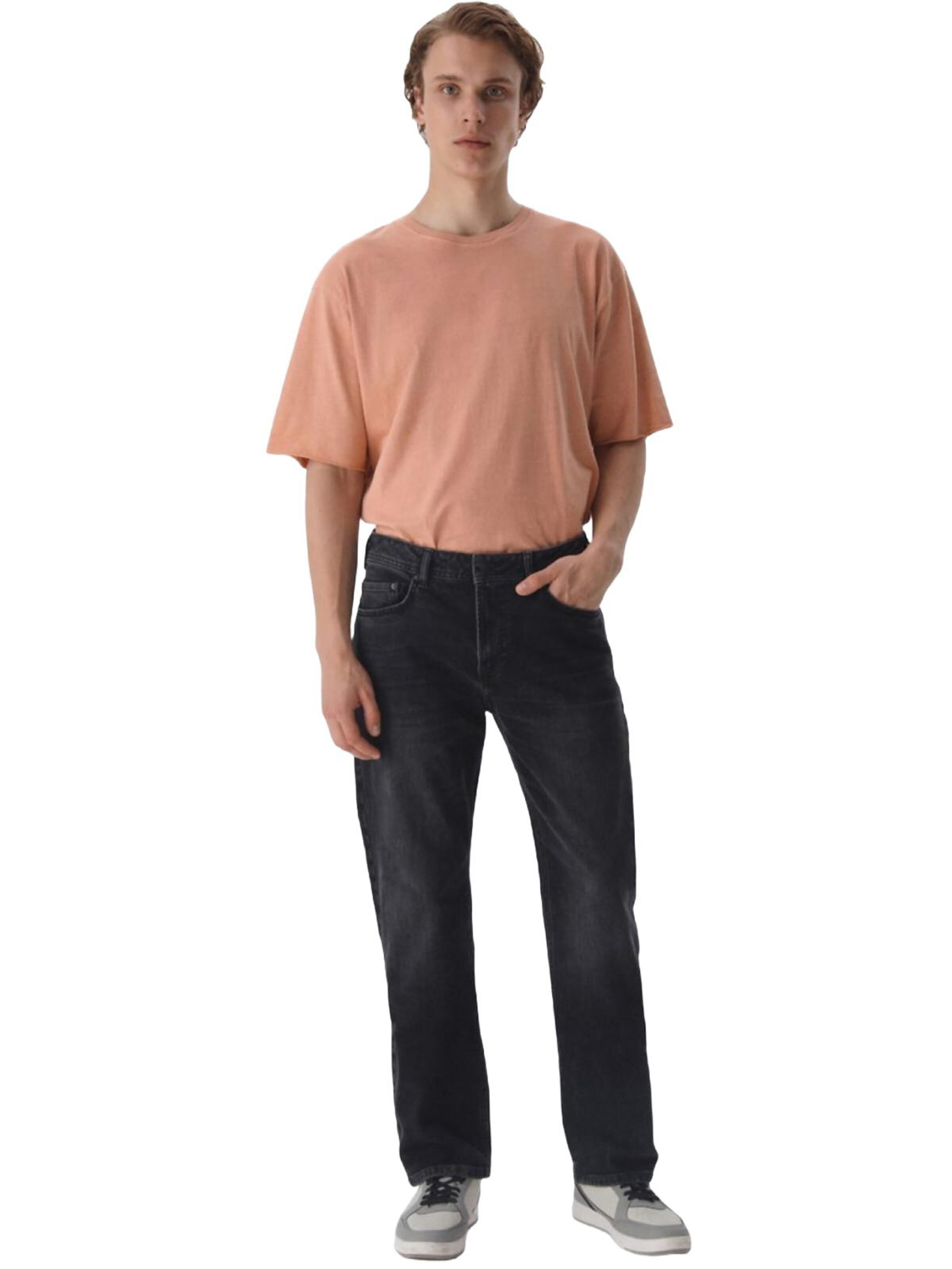 LTB Jeans - regular Vaquero 'LTB Jeans Herren Paul X Mid Waist Straight Leg Jeans' en negro: frente
