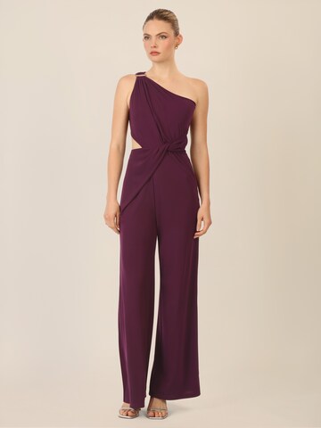 APART Jumpsuit in Lila: Vorderseite
