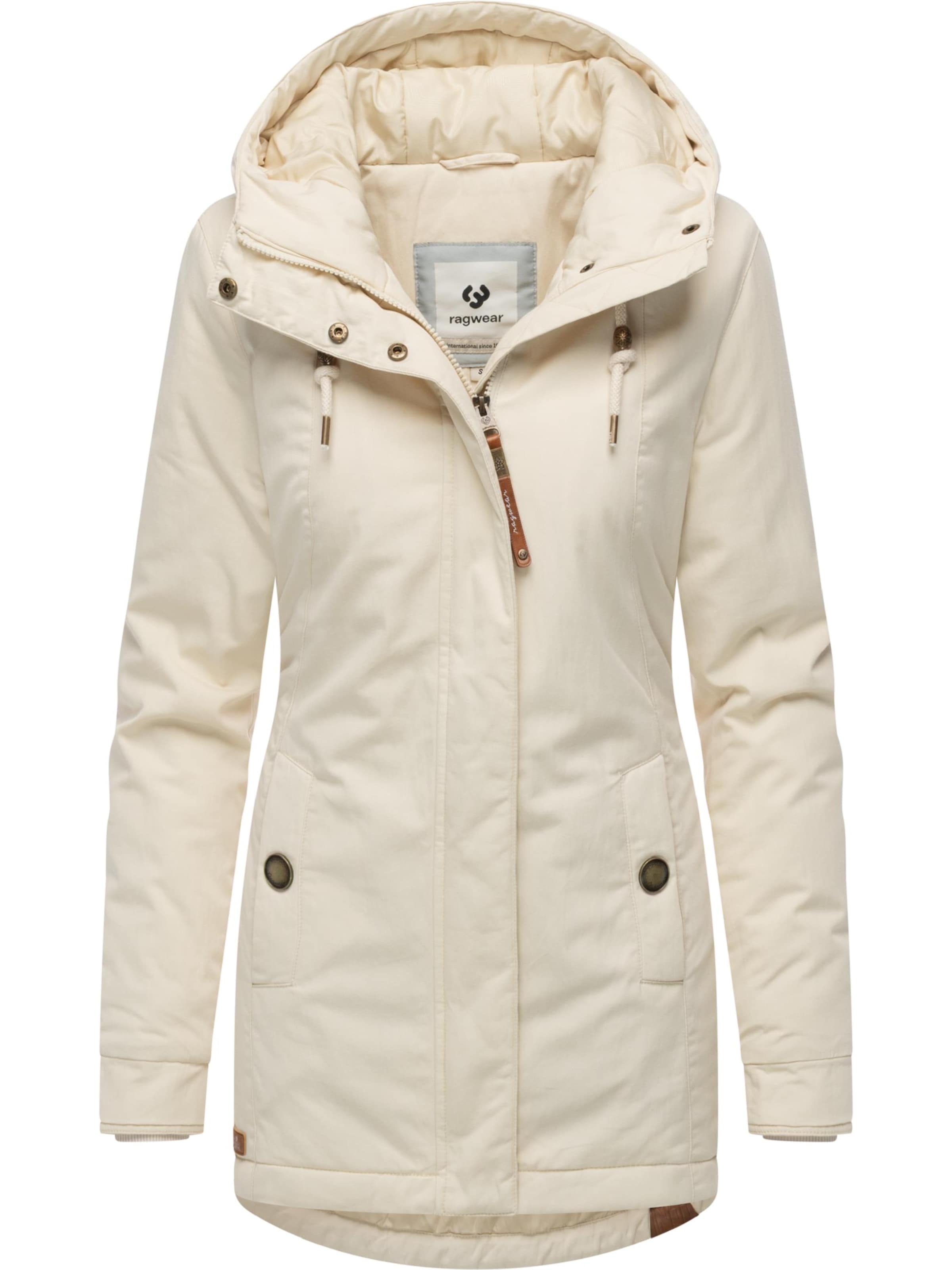 Ragwear Winterjas 'Monadena' in Beige: voorkant