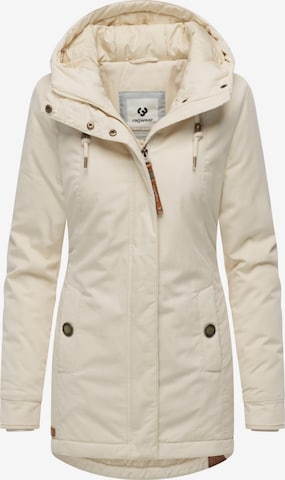 Ragwear Winterjas 'Monadena' in Beige: voorkant