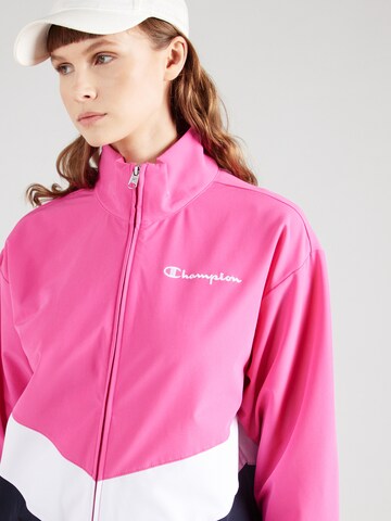 Champion Authentic Athletic Apparel Prehodna jakna | roza barva