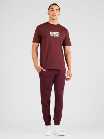 Volcom T-Shirt 'GLOBSTOK' in Braun