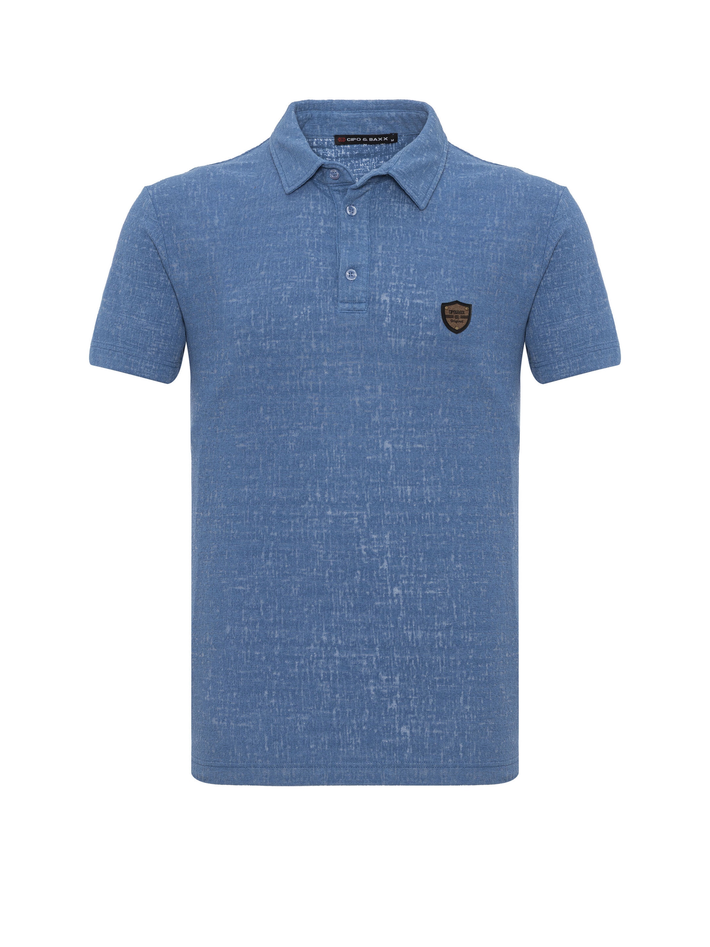 CIPO & BAXX Shirt 'CT825' in Blue: front