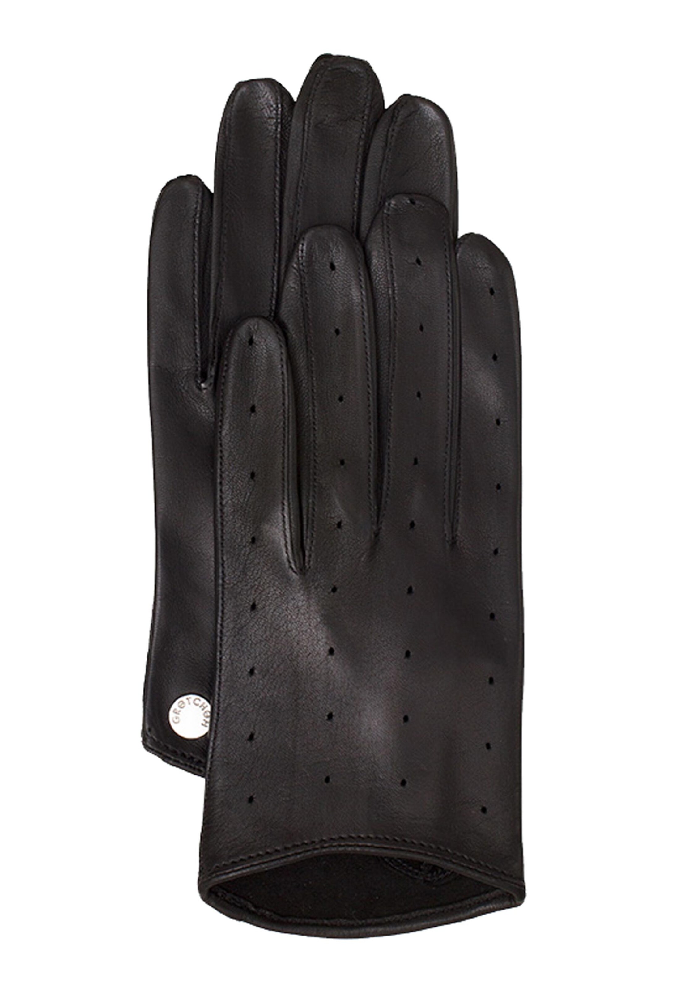 Gretchen Fingerhandschuhe ' Summer Gloves' in Schwarz: Vorderseite