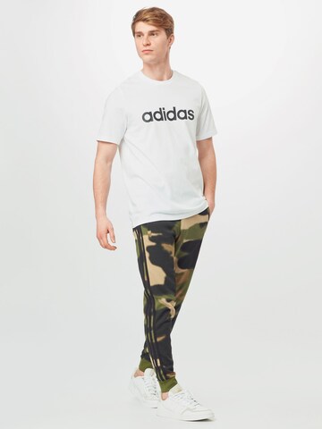 ADIDAS SPORTSWEAR Λειτουργικό μπλουζάκι 'Essential' σε λευκό