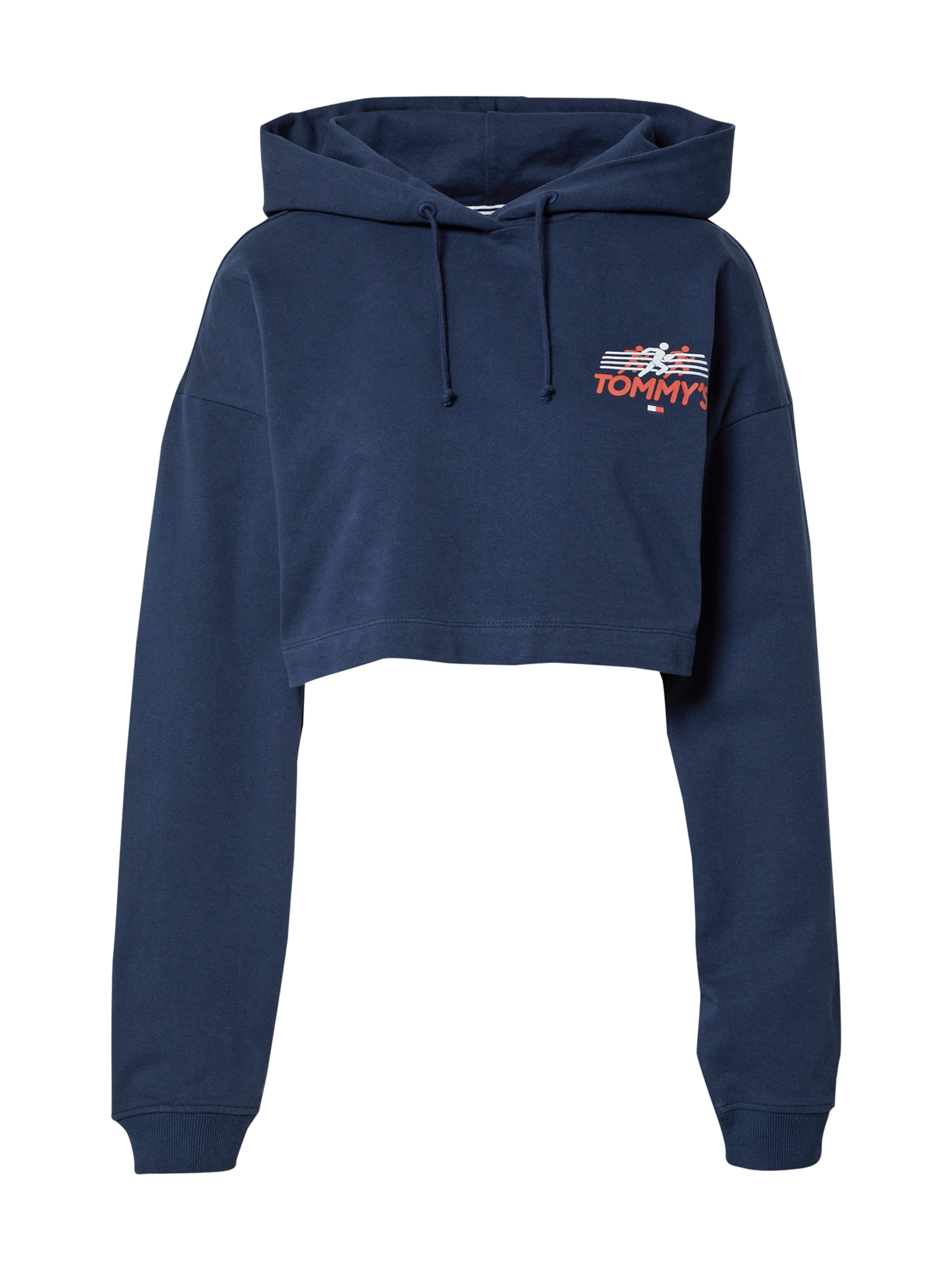 Tommy Jeans Mikina – modrá: přední strana