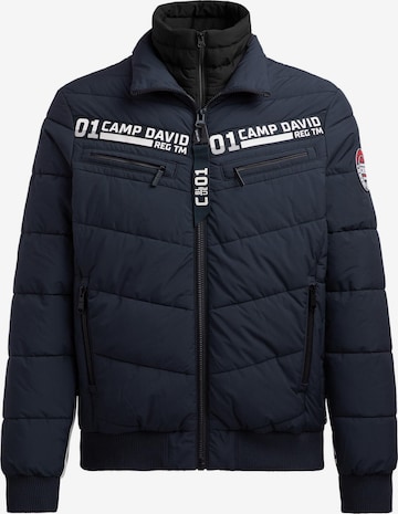 Giacca invernale di CAMP DAVID in blu: frontale