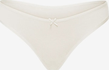 cfab (formerly creamy fabrics) Trosa 'Basic Cotton Slip' i vit: framsida
