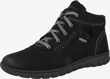 JOSEF SEIBEL Lace-Up Ankle Boots 'Steffi 53' in Black: front