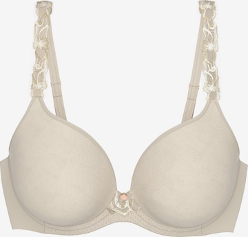 Triangle Soutien-gorge ' Wild Azalea Florale ' TRIUMPH en beige : devant