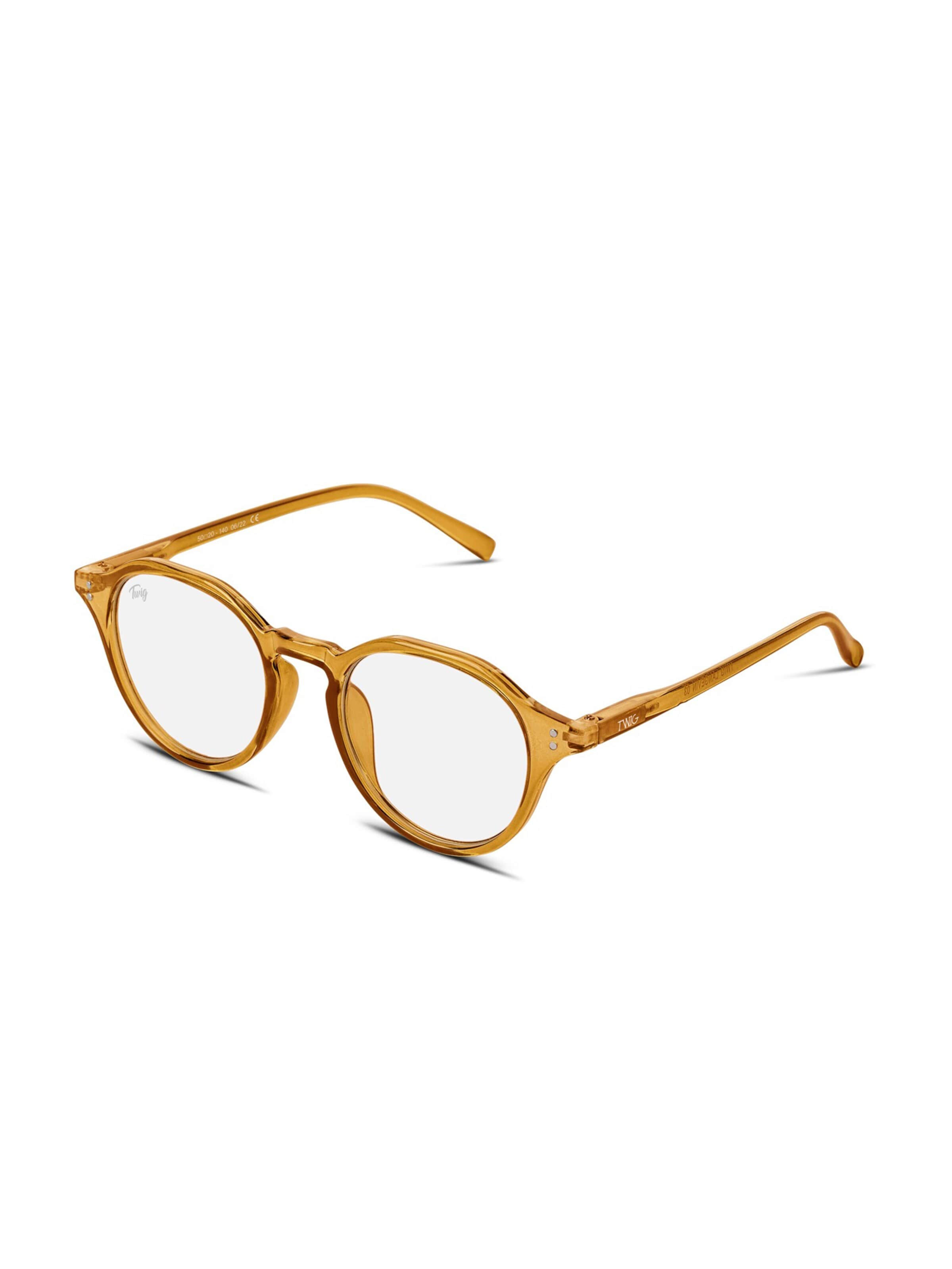 Occhiali 'Langevin BlueLight' di TWIG Concept Milano in giallo
