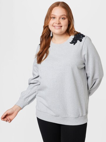 Dorothy Perkins Curve Sweatshirt in Grey: front