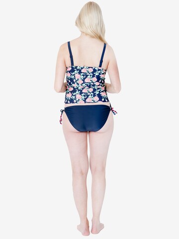 petit amour - Soutien Bustier Tankini 'CAMERON' em azul