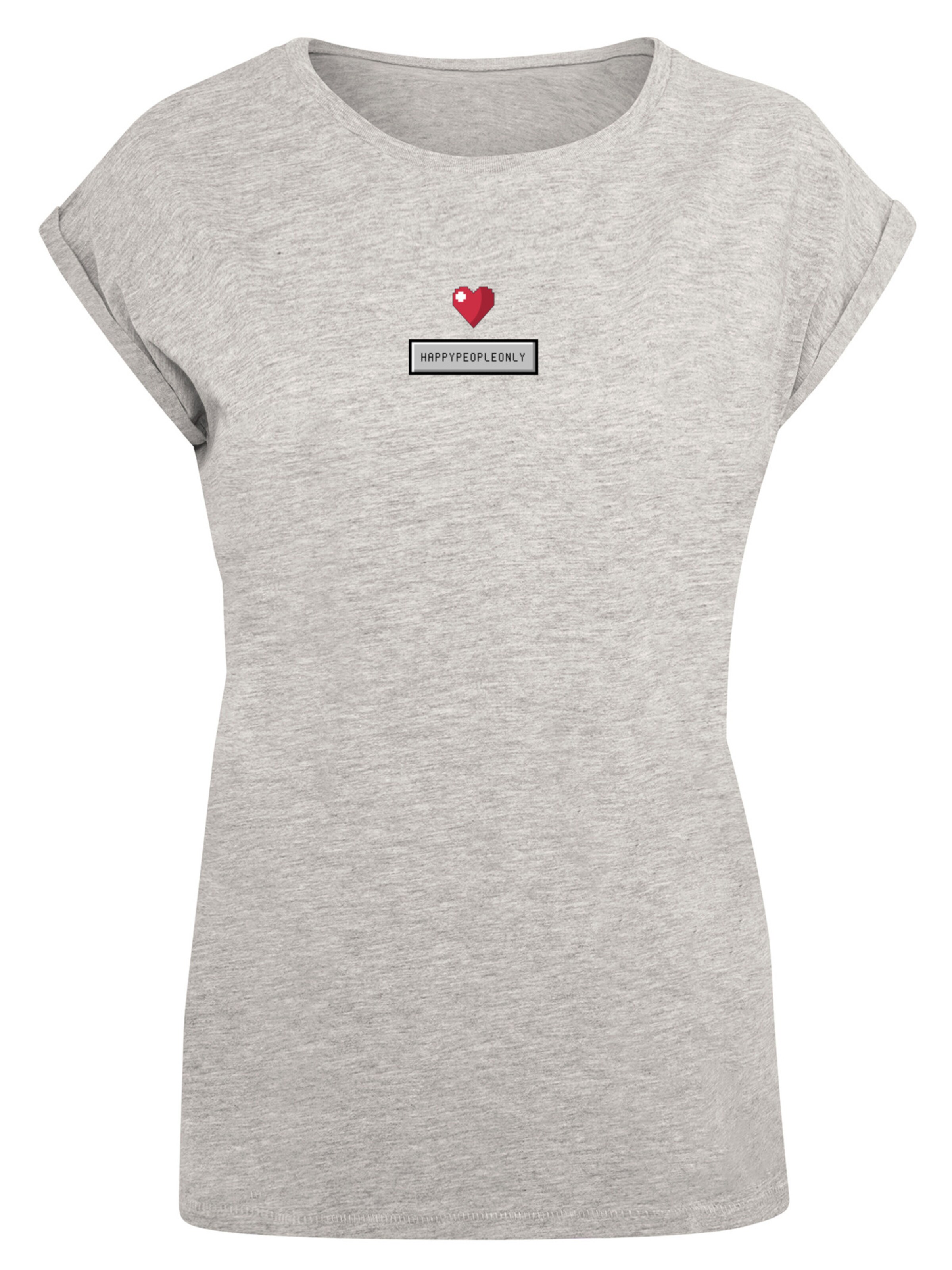 T-shirt 'Happy New Year Silvester 2023' F4NT4STIC en gris : devant