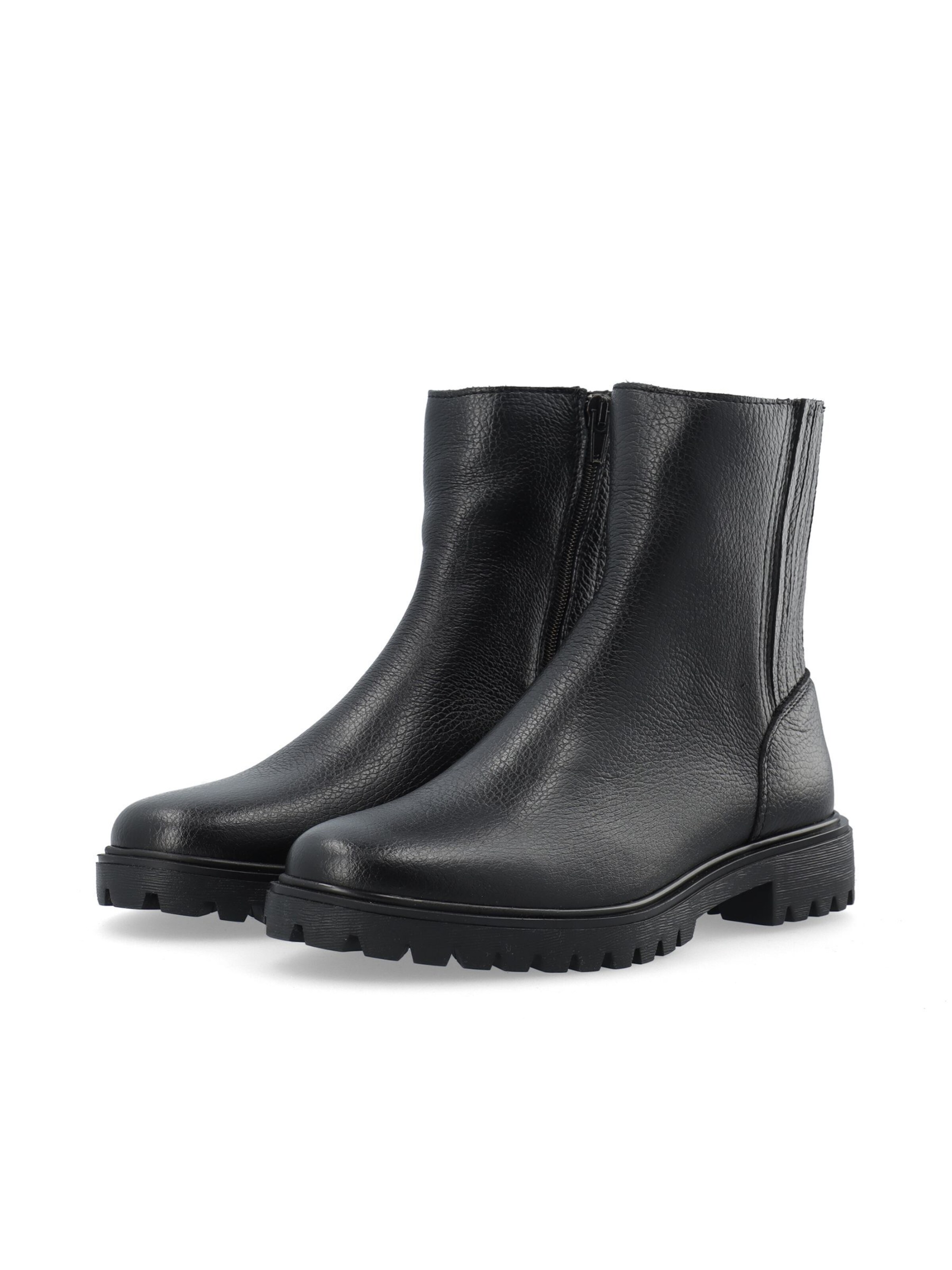 Chelsea Boots 'GINA' Bianco en noir