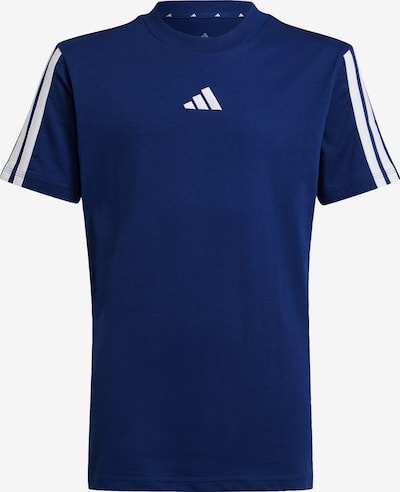 128 dydžio Sportiniai marškinėliai 'Essentials' iš ADIDAS SPORTSWEAR, spalva – tamsiai mėlyna / balta, Prekių apžvalga